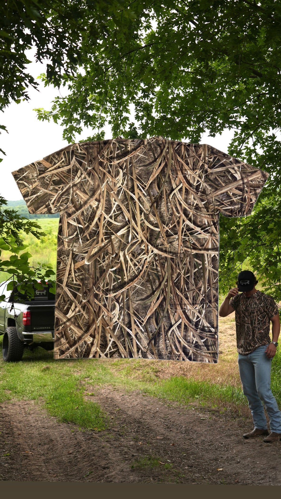 Field Flex Henley - Mossy Oak Shadowgrass
