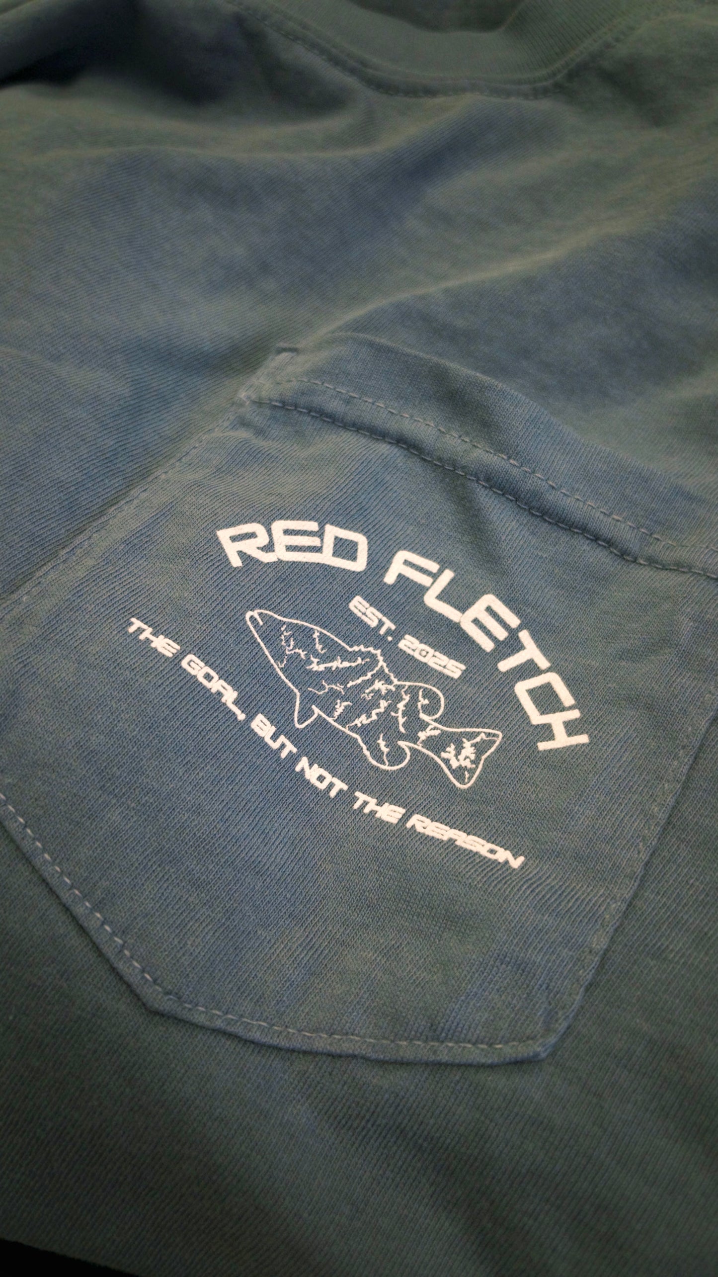 AL State Lakes Pocket Tee - Sky Blue