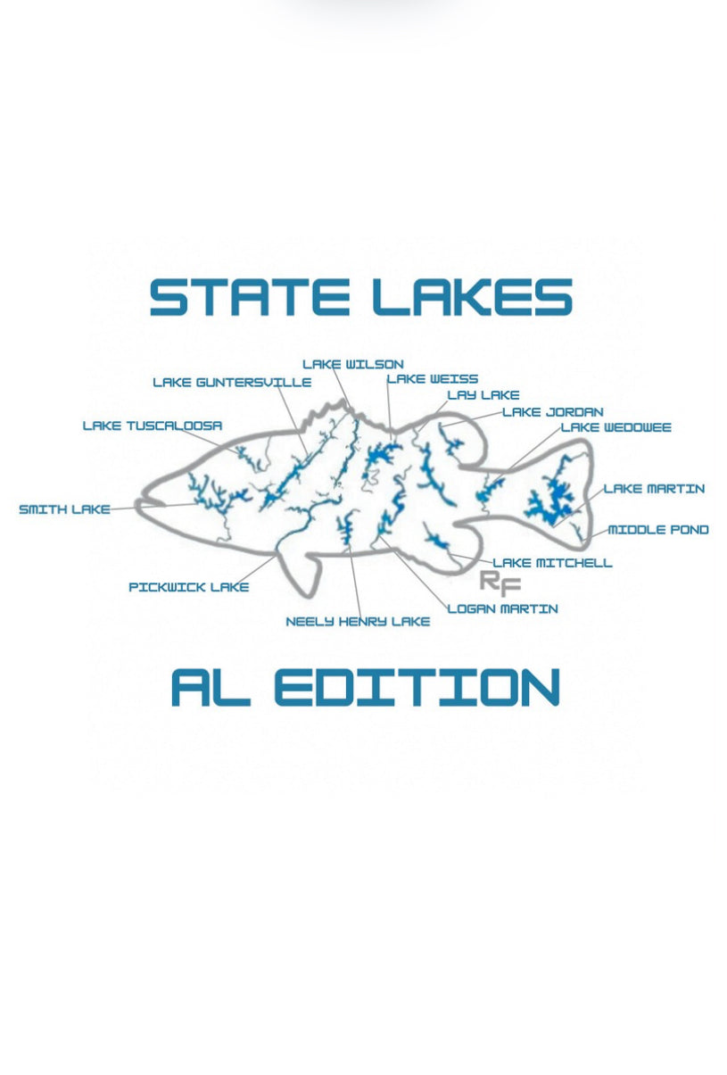 State Lakes Shirt - AL - White
