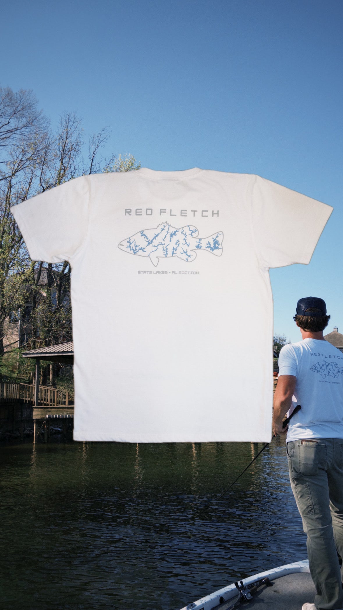 State Lakes Shirt V2 - AL - White