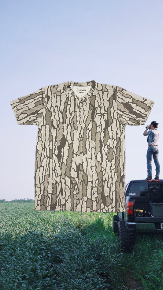 Field Flex Henley - Timber Venom