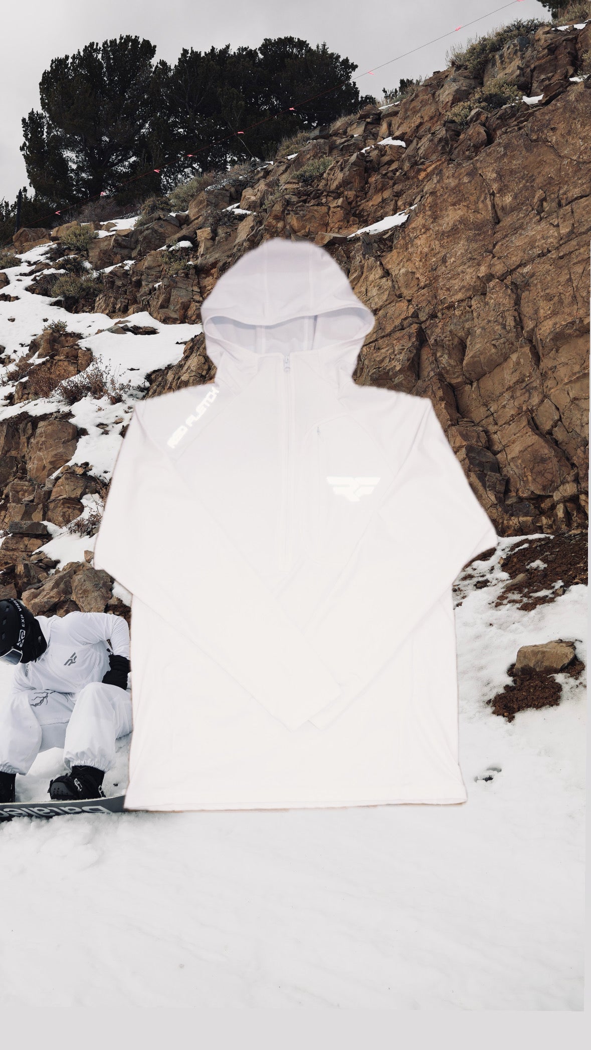 The Apex Zip - White