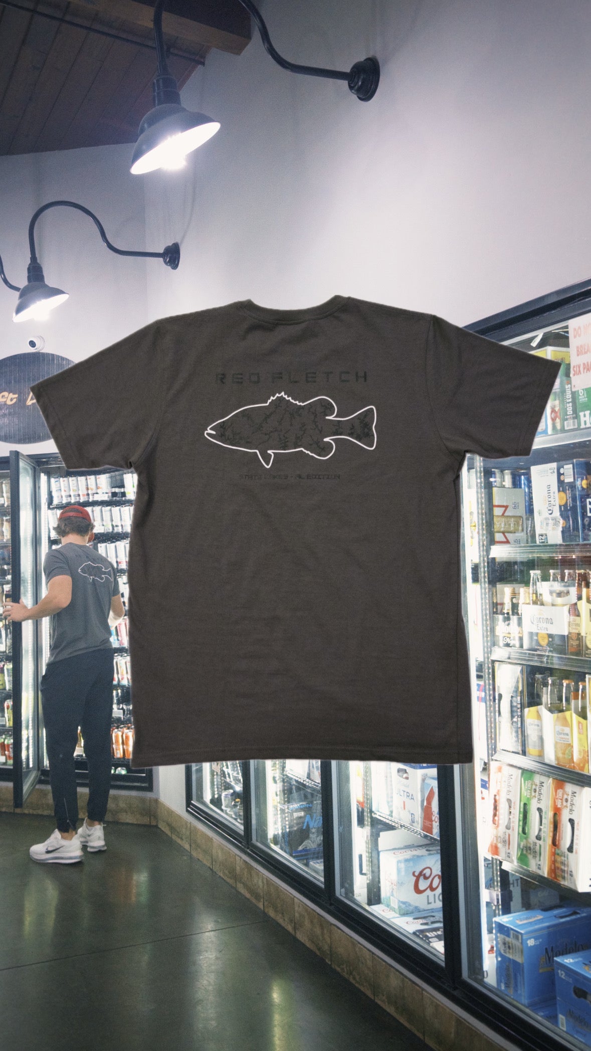 State Lakes Shirt V2 - AL - Charcoal