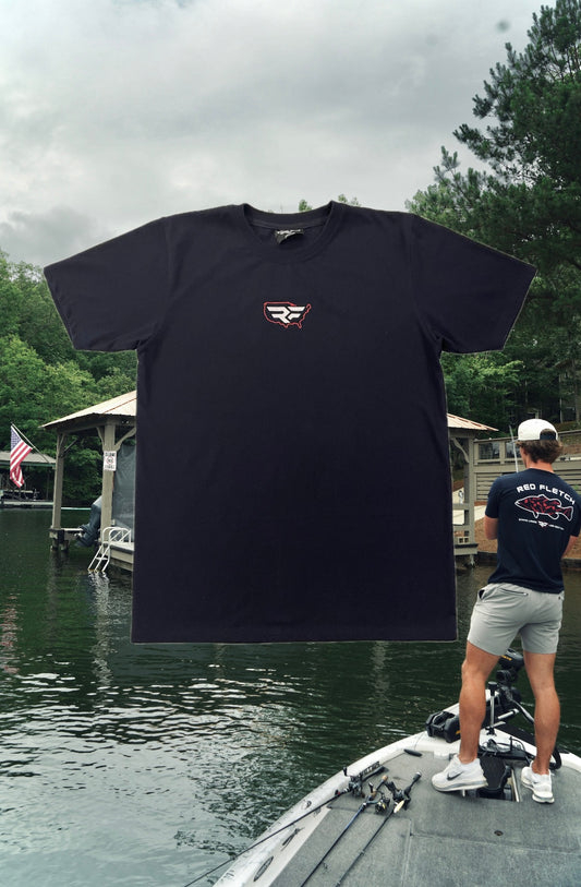 State Lakes Shirt - USA - Navy V2