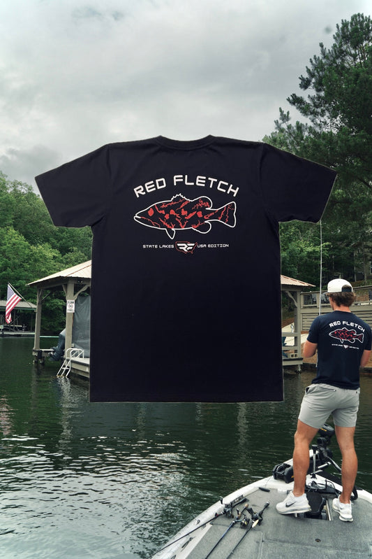 State Lakes Shirt - USA - Navy V2