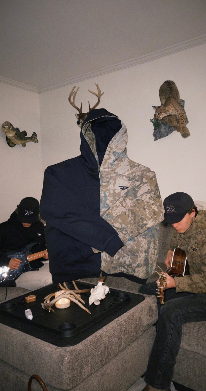 LIMITED Reversible Hoodie - Black/Camo