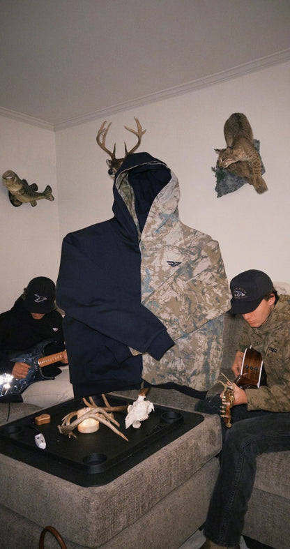 LIMITED Reversible Hoodie - Black/Camo